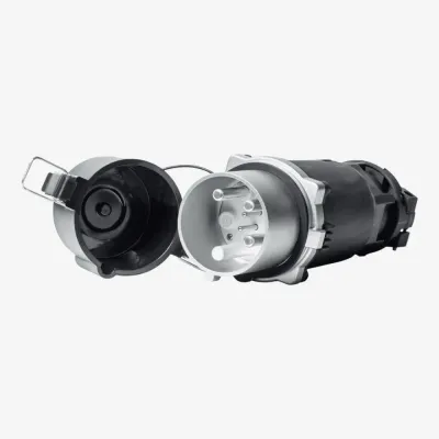 Вилка кабельная 250А 3P+E, 380-690V, IP67. Материал: алюминий AS7G. Вес: 3.5 кг