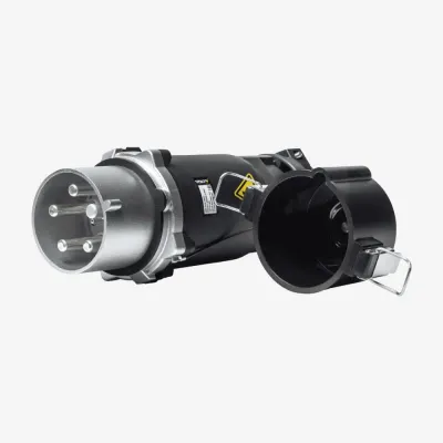 Вилка кабельная 250А 3P+N+E, 380-690V, IP67. Материал: алюминий AS7G. Вес: 3.75 кг