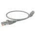 Патч-корд U/UTP, категория 5е, 2xRJ45, неэкранированный, серый, LSZH, 0.3 м