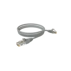 Патч-корд U/UTP, категория 5е, 2xRJ45, неэкранированный, серый, LSZH, 2 м