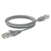 Патч-корд U/UTP, категория 5е, 2xRJ45, неэкранированный, серый, LSZH, 3м