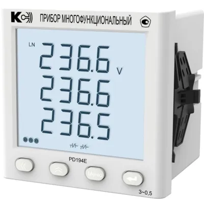 Многофункциональный прибор PD194E-9E3T-11021-5А-380В-3.4-0,5