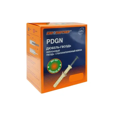 Дюбель-гвоздь PDGN LK 6х40,цилиндр. манж.(100 шт.)