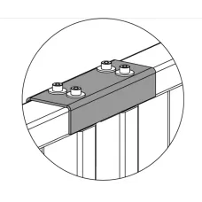 Накладка верхняя -RF01 0-05 для стыковки секций ограждений -MB-15 и калитки -WHD-15