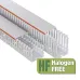 Короб перфорированный RLHF6 100x80, без галогенов, светло-серый