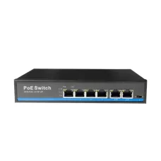 Коммутатор 4*100M+2Uplink*100M 80Вт PoEdog VLAN   250 GF-AC0420PoE
