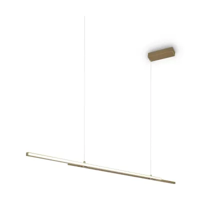 Светильник подвесной  Maytoni Halo MOD005PL-L48BSK LED 48W Латунь