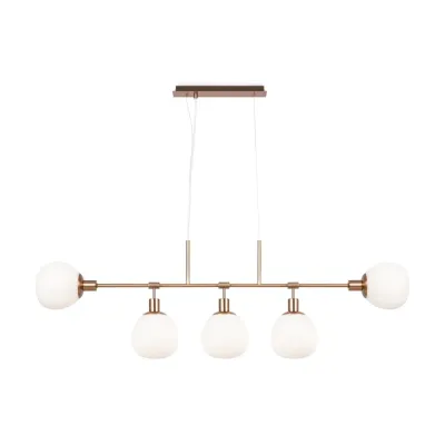 Светильник подвесной Maytoni Erich MOD221-PL-05-G E14х5х40W Латунь