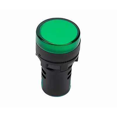 Лампа сигнальная AD103-22DS(LED) матрица Ф22мм 220В АС/DC зелёный