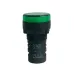 Лампа сигнальная AD103-22DS(LED) матрица Ф22мм 220В АС/DC зелёный