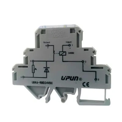 Модуль релейный UDK6-RBD24Vdc 24 В DC, 1 НЗ, диод защиты выхода