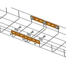 Пластина соединительная для проволочного лотка