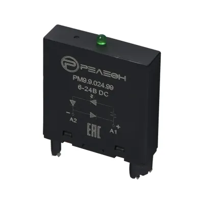 Модуль индикации и защиты, LED + Диод + A1 6-24В DC