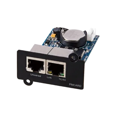 SNMP карта для удаленного управления CBR PMC-01R по сети Ethernet c расширенным набором протоколов, 2xRJ45, PowerMaster