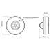 Датчик движения PMS-IR 024 1200Вт 360°  2-6м WH IP20 Jazzway