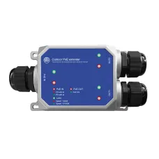 Удлинитель POE, 1 в 2 порт, уличный, 10/1000Mbps, до250м/100м, 90Вт, до 5шт, IP67, алюминий