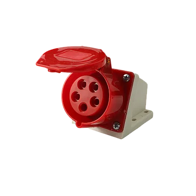 Розетка стационарная для наружной установки PPC 125 3Р+РЕ+N 32А 380В IP44 Jazzway