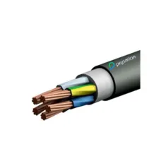 Кабель силовой ППГнг(А)-HF 5x6 0.66 кВ чёрный