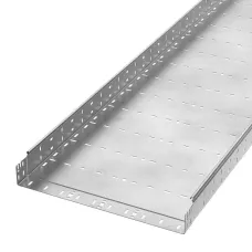 Лоток перфорированный Профи INOX (AISI 304) 500х80x3000 (2,0 мм) (6 м/уп)