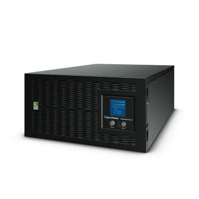 ИБП Line-Interactive CyberPower PR6000ELCDRTXL5U 6000VA/4500W USB/RS-232/Dry/EPO/SNMPslot/RJ11/45/ВБМ (8 IEC С13, 2 IEC C19, 1 клеммная колодка)