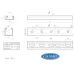 Профиль С-образный 41х41 L6000 s.2 СТРАТ оцинкованное