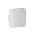 ATLASDESIGN SMART ВЫКЛЮЧАТЕЛЬ 2-клавишный с опциональной нейтралью., Zigbee, сх.1, L(N), 10А, мех., БЕЛЫЙ