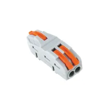 Клеммы СМК  монтажные многоразовые проходные PTC-1P 4212 BL/3 450V 32A 0.08-2.5(4.0)mm2 / 3 шт./ Jazzway