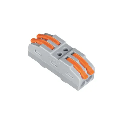 Клеммы СМК  монтажные многоразовые проходные PTC-2P 4222 BL/4 450V 32A 0.08-2.5(4.0)mm2 / 4 шт./ Jazzway