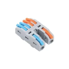 Клеммы СМК  монтажные многоразовые проходные PTC-2P 4224 BL/2 450V 32A 0.08-2.5(4.0)mm2 / 2 шт./ Jazzway