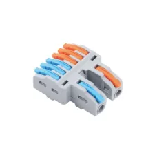 Клеммы СМК  монтажные многоразовые проходные PTC-2P 4226 BL/2 450V 32A 0.08-2.5(4.0)mm2 / 2 шт./ Jazzway