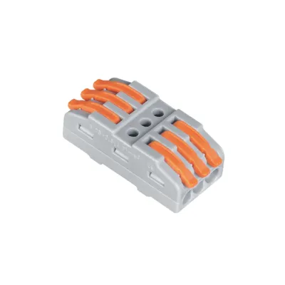 Клеммы СМК  монтажные многоразовые проходные PTC-3P 4233 450V 32A 0.08-2.5(4.0)mm2 / 20 шт./ Jazzway