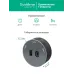 MultiTrack Розетка 2хUSB (тип А+С) 18Вт, 5В/3А Графит