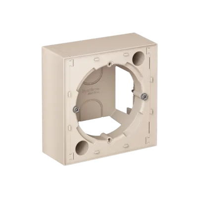 Коробка ATLASDESIGN для наружного монтажа бежевый