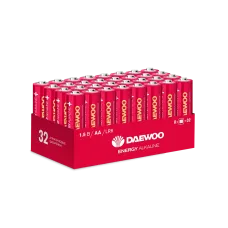 Элемент питания LR 6 (AA) DAEWOO Energy Alkaline, упаковка 32 шт.