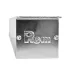 Блок розеток Rem-10 с выкл., 8 Sсhuko, 10 A, алюм., 19'', шнур 1.8 м. IEC 60320 C14