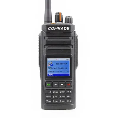 Радиостанция цифро-аналоговая портативная UHF/VHF 136-174/400-470 10Вт 2500 мАч З/У IP-67
