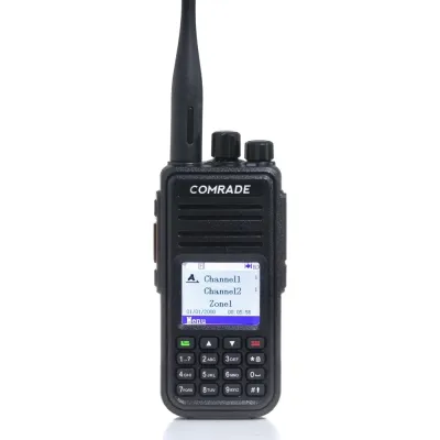 Радиостанция аналоговая портативная DMR UHF/VHF 136-174/400-470 5Вт 2000мАч З/У IP-54