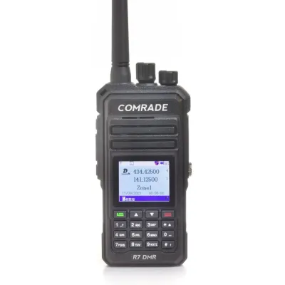Радиостанция цифро-аналоговая портативная DMR UHF/VHF 136-174/400-470 10Вт 3600 мАч З/У IP-68