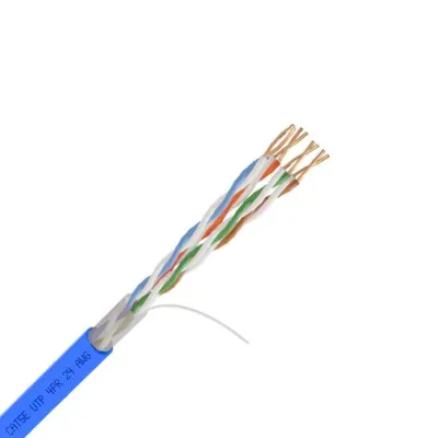 Витая пара U/UTP cat5e 4х2х24AWG CCA PVC IN СИНИЙ 305м