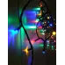 Светодиодная электрогирлянда Бахрома 100 мульти LED, 2х0,55м, IP44, соединяемая, Jazzway