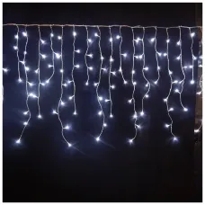 Гирлянда Сосульки 100LED 2 м белая