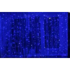 Электрогирлянда Занавес 625 LED 2.5х1.5 м синяя