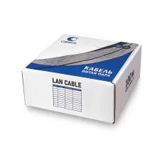 Витая пара F/UTP Cat 5e 4 пары 24 AWG solid нг(А)-LSLTx серый 100м