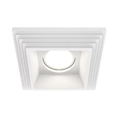 Светильник встраиваемый Maytoni Gyps Modern DL005-1-01-W-1 Белый
