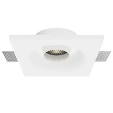 Светильник встраиваемый Maytoni Gyps Modern DL006-GU10-RD-W Белый