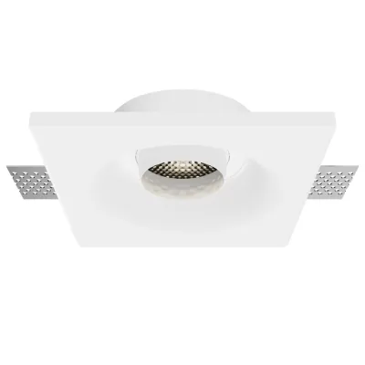Светильник встраиваемый Maytoni Gyps Modern DL006-GU10-RD-W Белый