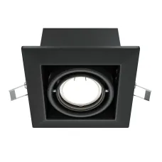Светильник встраиваемый Maytoni Metal Modern DL008-2-01-B Черный