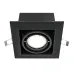 Светильник встраиваемый Maytoni Metal Modern DL008-2-01-B Черный