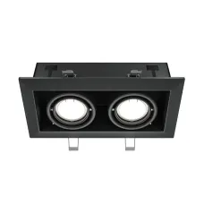 Светильник встраиваемый Maytoni Metal Modern DL008-2-02-B Черный