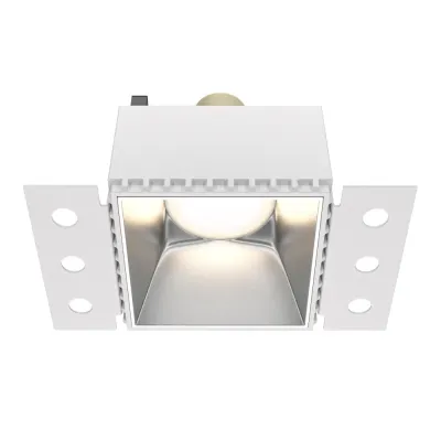 Светильник встраиваемый Maytoni Share DL051-01-GU10-SQ-WS Белый